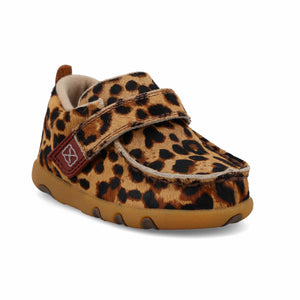 TWISTED X BOOTS Shoes Twisted X Infants Leopard Driving Moc Shoe ICA0034