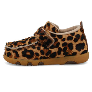 TWISTED X BOOTS Shoes Twisted X Infants Leopard Driving Moc Shoe ICA0034