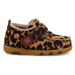 TWISTED X BOOTS Shoes Twisted X Infants Leopard Driving Moc Shoe ICA0034