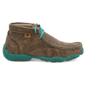 TWISTED X BOOTS Shoes Twisted X Kids Bomber & Turquoise Chukka Driving Moc Shoe YDM0017