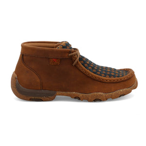 TWISTED X BOOTS Shoes Twisted X Kids Oiled Saddle & Midnight Chukka Driving Moc Shoe YDM0046