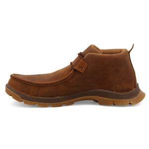 TWISTED X BOOTS Shoes Twisted X Men's Oiled Saddle Chukka Oblique Toe Shoe MFS0003