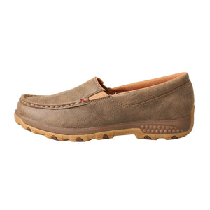 TWISTED X BOOTS Shoes Twisted X Women's Bomber Slip On Driving Moc Shoe WXC0004