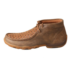 TWISTED X BOOTS Shoes Twisted X Women's Bomber & Tan Chukka Driving Moc Shoe WDM0034