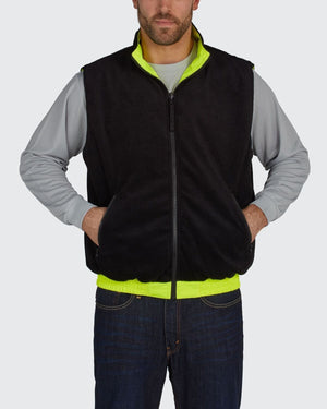 Utility Pro Wear High Visibility Tee & Vest UHV1001 HiVis Full Zip Reversible Insulated Vest