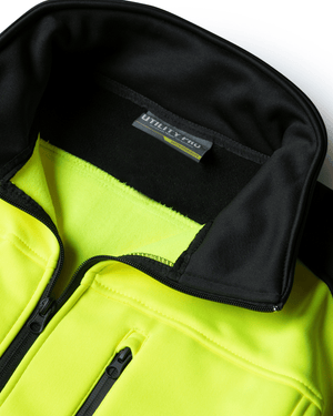 Utility Pro Wear Jacket UHV427 HiVis Full Zip Soft Shell Jacket