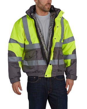 Utility Pro Wear Jacket UHV887 HiVis Warm UP 3-in-1 Jacket with Removable Lining