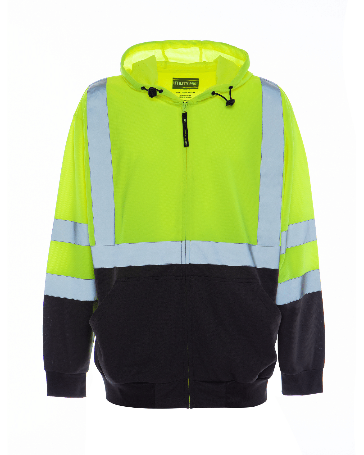 Utility Pro Wear Jacket Yellow / M UHV829 HiVis Ultra Light Full Zip Hoodie