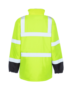 Utility Pro Wear Men's Outerwear UHV1004 HiVis Contractor Jacket - Yellow