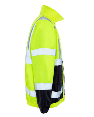 Utility Pro Wear Men's Outerwear UHV562 HiVis Quilt Lined Bomber Jacket