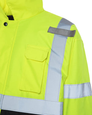 Utility Pro Wear Men's Outerwear UHV562 HiVis Quilt Lined Bomber Jacket