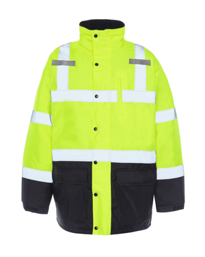 Utility Pro Wear Men's Outerwear Yellow / S UHV1004 HiVis Contractor Jacket - Yellow