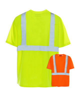 Utility Pro Wear Men's Shirt UHV303 HiVis Short Sleeve Tek Tee