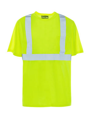 Utility Pro Wear Shirts Yellow / M UHV303 HiVis Short Sleeve Tek Tee