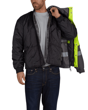 Utility Pro Wear UHV887 HiVis Warm UP 3-in-1 Jacket with Removable Lining