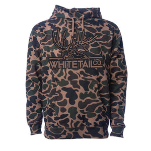 Whitetail Company Extra Small Whitetail Co. Heavy Duck OLD SCHOOL CAMO Hoodie