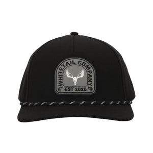 Whitetail Company Whitetail Co. 5 Panel Trucker Black