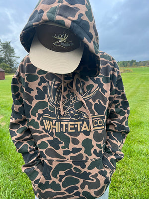 Whitetail Company Whitetail Co. Heavy Duck OLD SCHOOL CAMO Hoodie