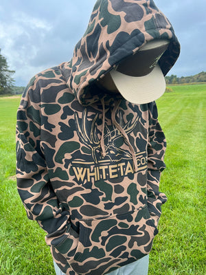 Whitetail Company Whitetail Co. Heavy Duck OLD SCHOOL CAMO Hoodie