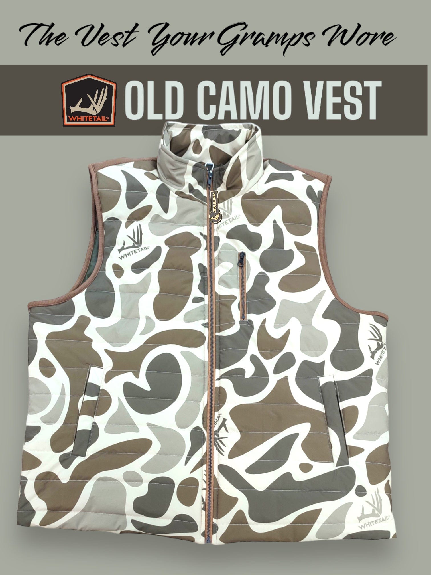 Whitetail Company Whitetail Co. Old Camo Vest