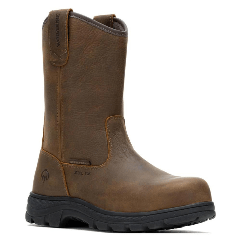 Wolverine factory steel toe waterproof work boots