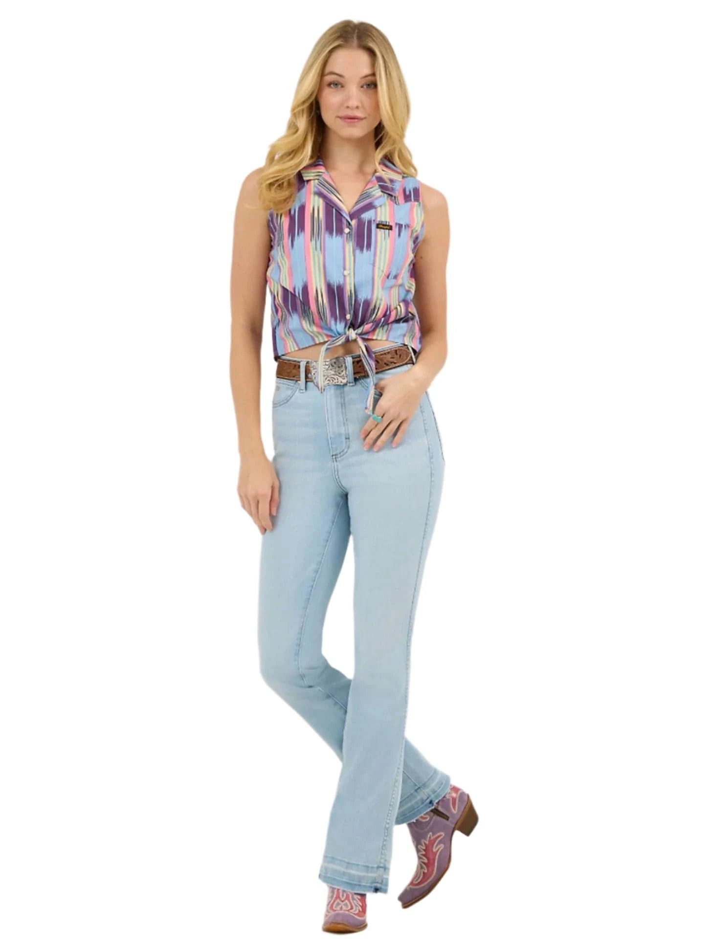 WRANGLER JEANS Jeans Wrangler X Lainey Wilson Women's Raw Hem Boot Huggers Jeans 112368267