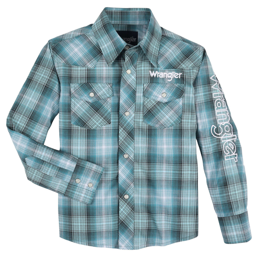 Wrangler deals kids shirts