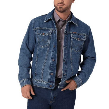 Wrangler Men's Cowboy Cut Unlined Stonewashed Denim Jacket