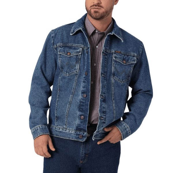 Wrangler Men's Cowboy Cut Unlined Stonewashed Denim Jacket 112335728