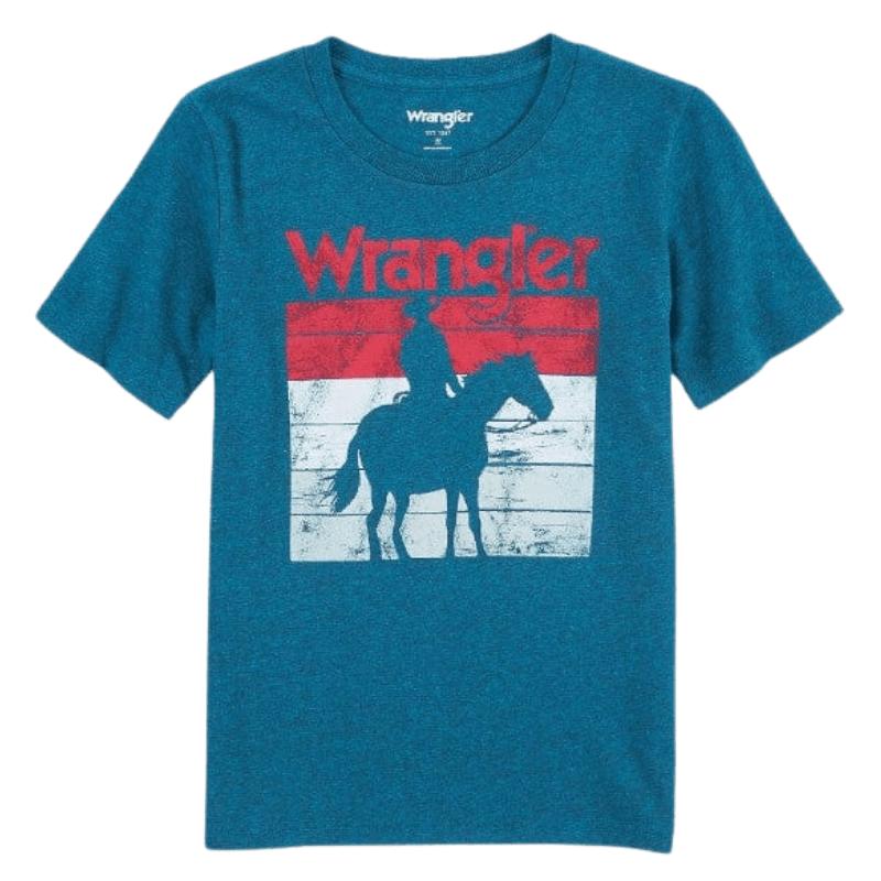 Rock & Roll Cowgirl Girls Tie Dye Print Tee RRGT21RZNQ