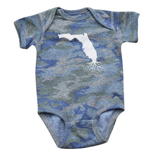 WYR Onesie Camo / Newborn Florida Lil' Roots Onesie