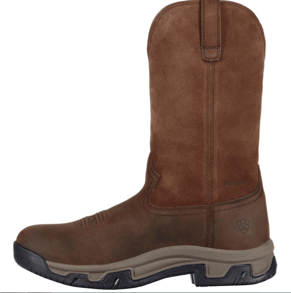 Ariat Men's Distressed Brown Terrain Pull On Waterproof Boots 10011829