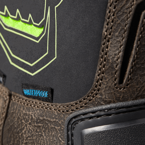 Men's WorkHog XT VentTEK Bold Waterproof Carbon Toe Work Boots in Iron  Coffee, Size: 7.5 D / Medium by Ariat