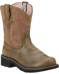 Ariat Women s Fatbaby II Brown Bomber Round Toe Western Boots 10004730 Russell s Western Wear Inc