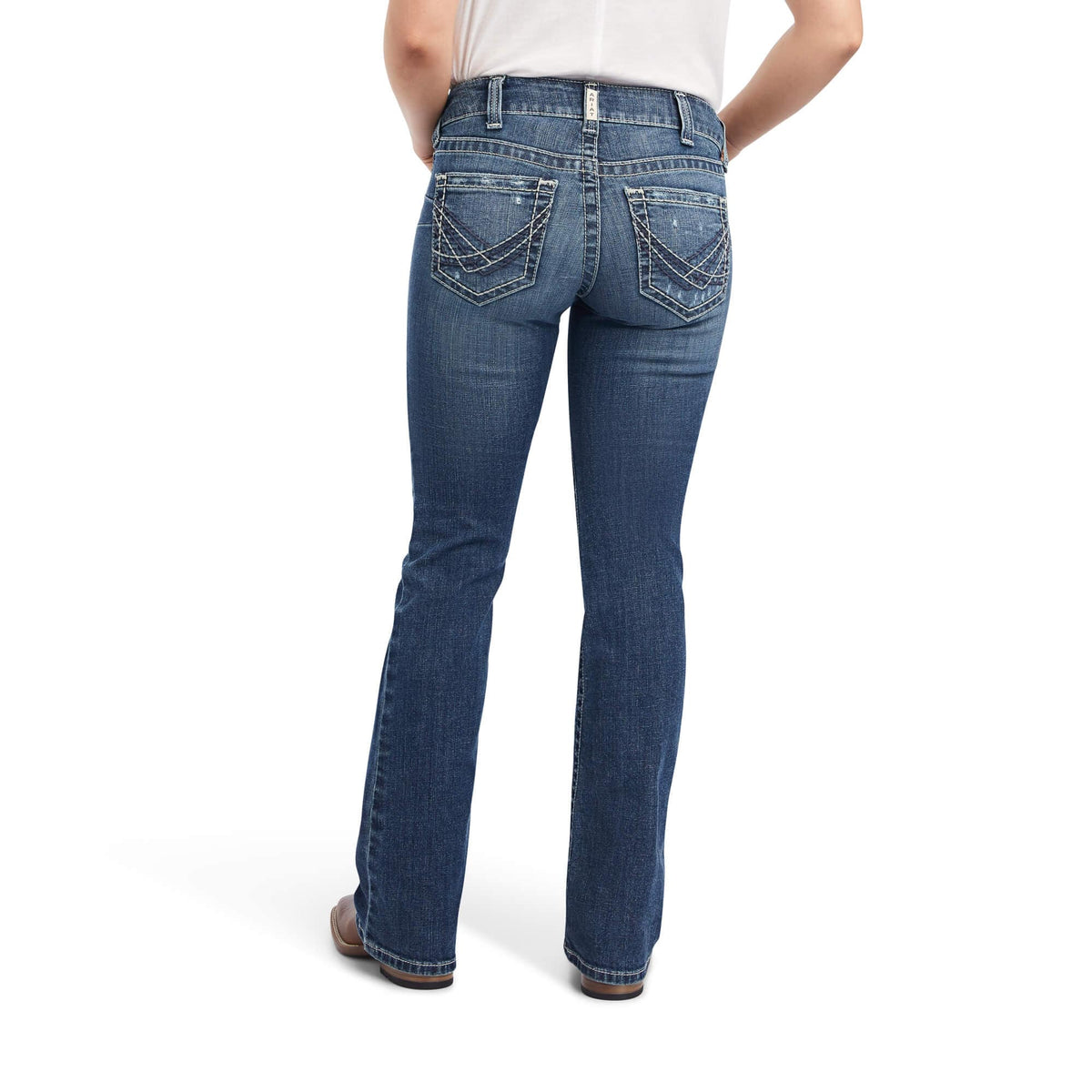 Ariat Women s R.E.A.L. Mid Rise Raquel Boot Cut Jean