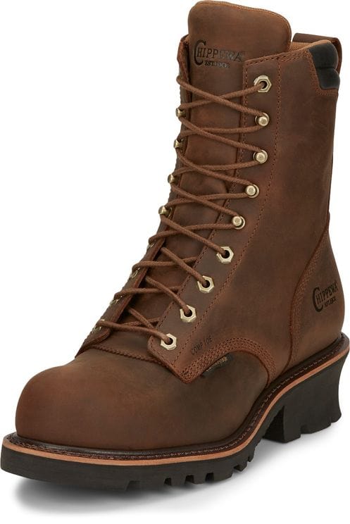 Women's chippewa logger outlet boots