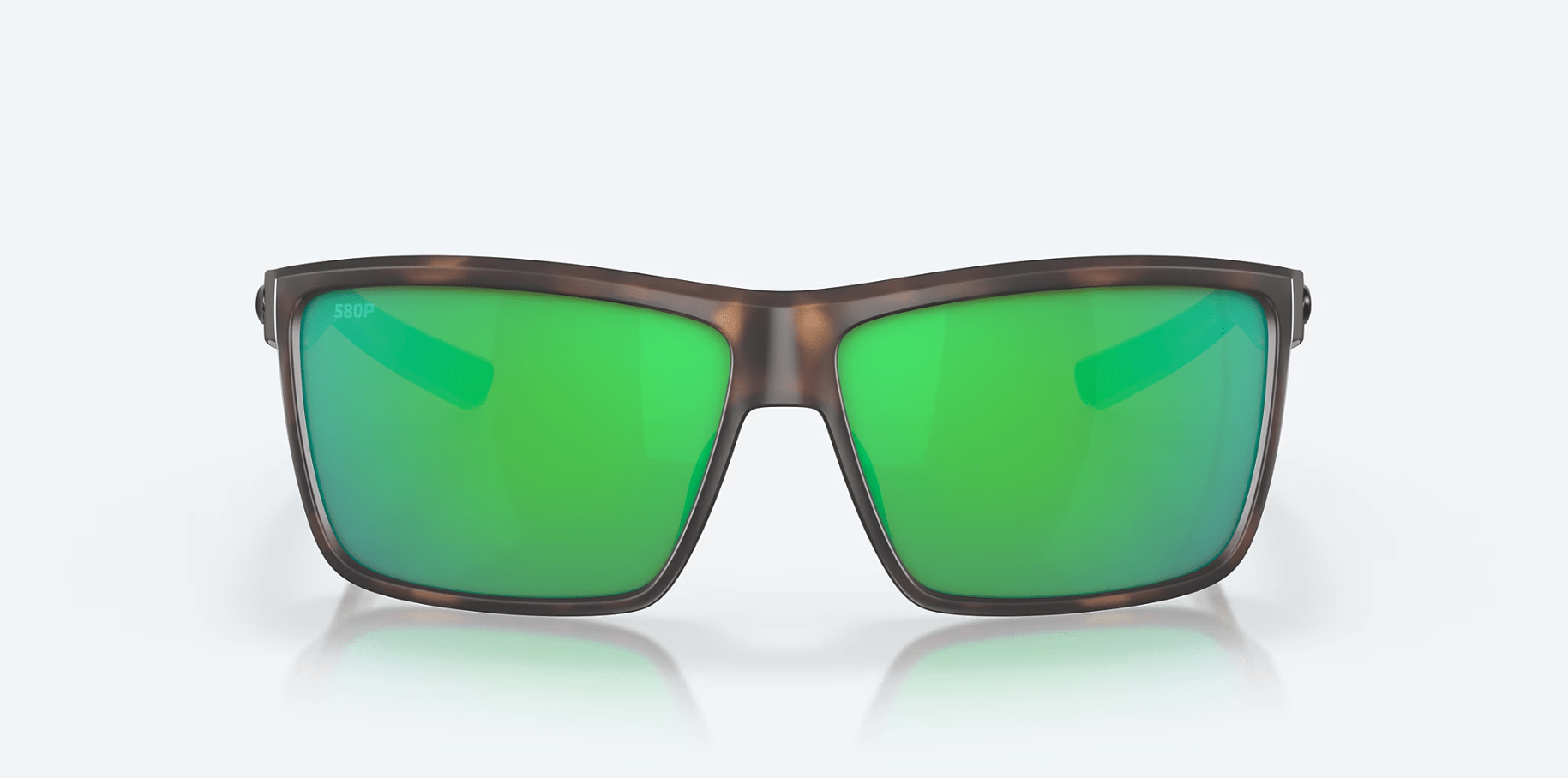 Costa Del Mar Rinconcito Russell\'s Wear, Western Tortoise Matte Frame/Green Mirror - Sunglasses