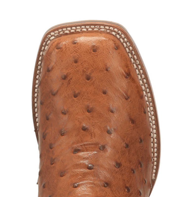 Men’s Brown Ostrich Leather with Orange Shaft 11.5