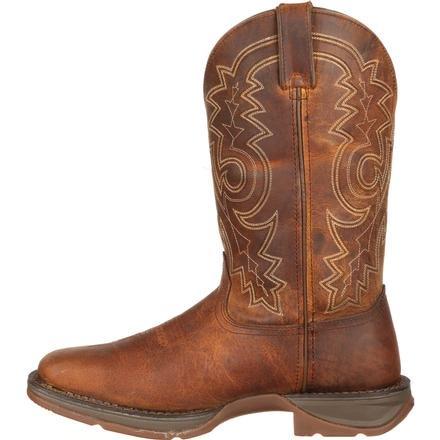 Durango Men's Rebel Pull On Square Toe Western Work Boots DB4443