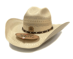 Justin Men's Tan Southwestern Beaded Band Straw Cowboy Hat JS14TFBURN -  Russell's Western Wear, Inc.