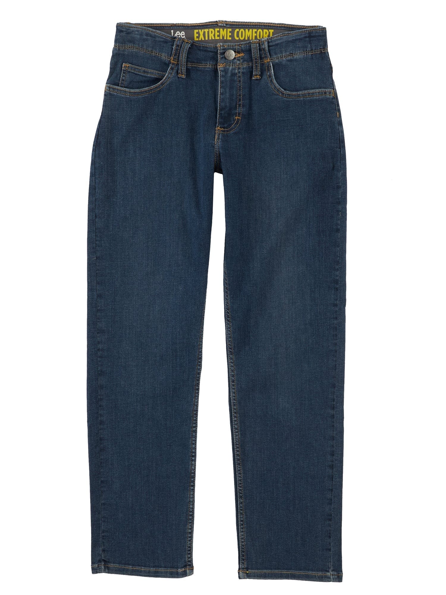 Lee West relaxed fit jean in mid blue