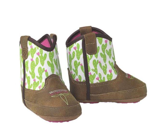 Ariat Infant Girls Lil Stomper Cactus Western Boots A442000444 Russell s Western Wear Inc