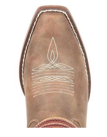 Brown Snip Toe Cowgirl Boots