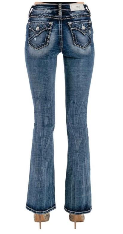 Women's Mid Rise Bootcut Jeans
