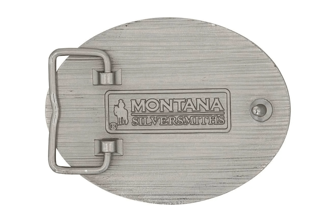 Montana Silversmiths Men's Christian Cowboy Belt Buckle