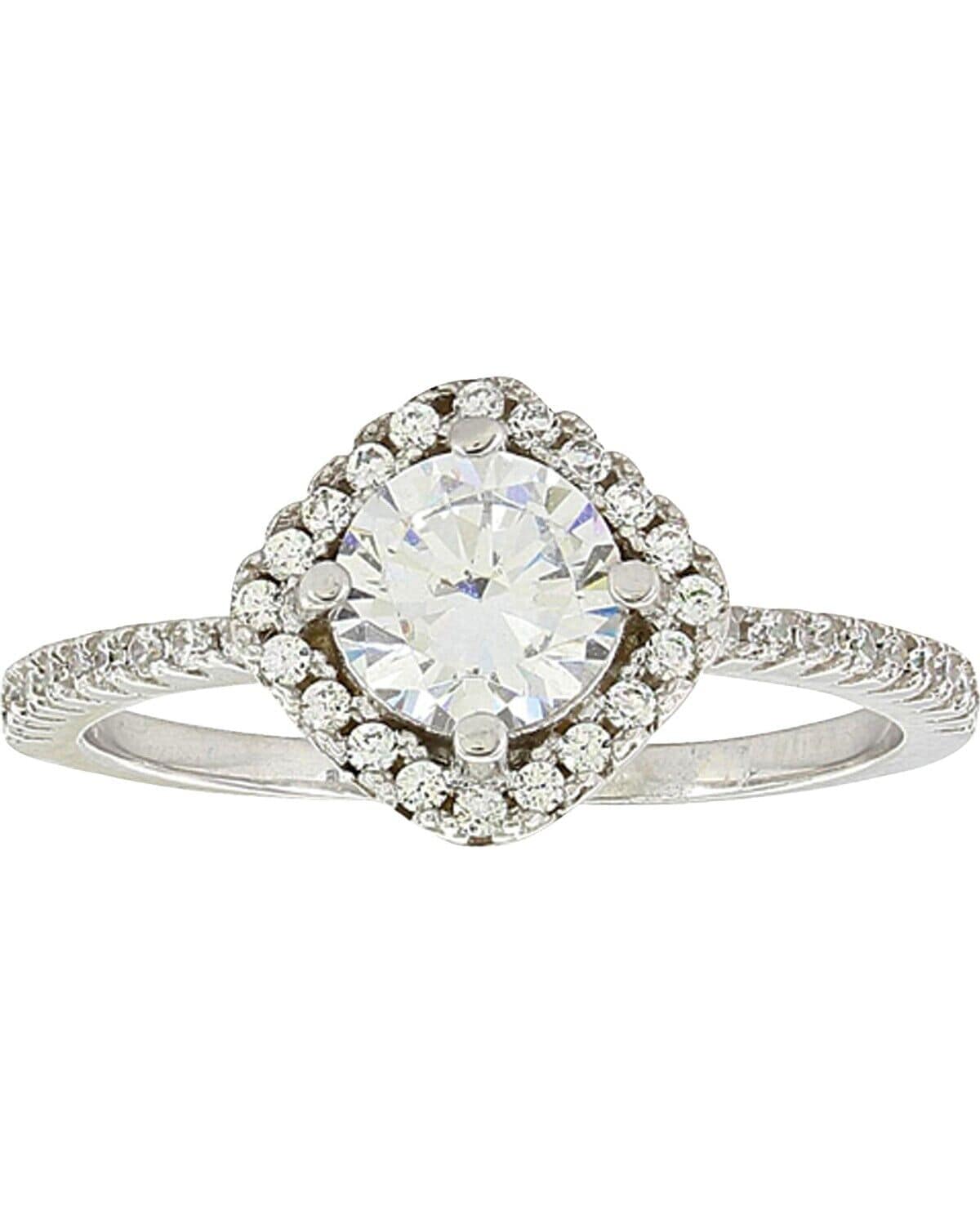 Montana Silversmiths Women s Squarely Perfect Haloed Ring RG3183 Russell s Western Wear Inc
