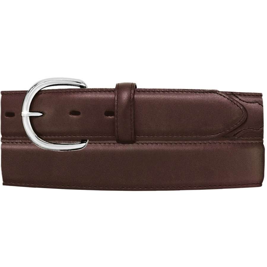 Silver Creek Men's Brown Classic Western Belt 53709 - Russell's