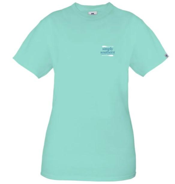 green blue t shirt