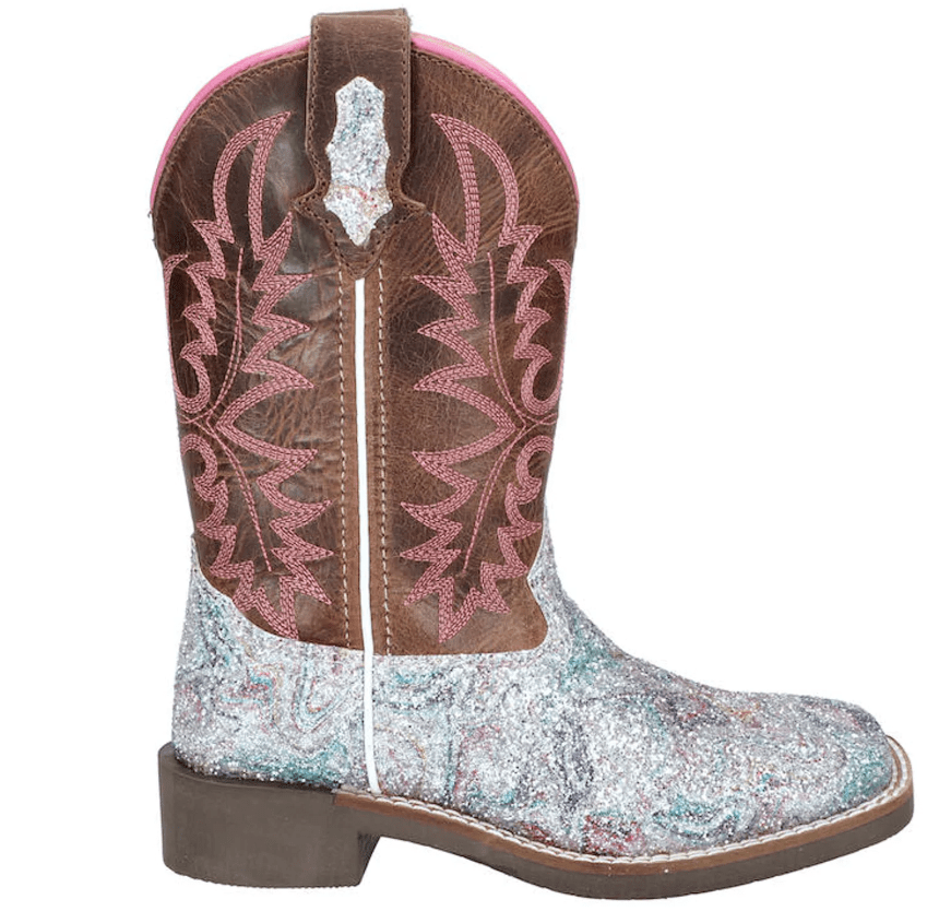 Girls leather cowgirl outlet boots