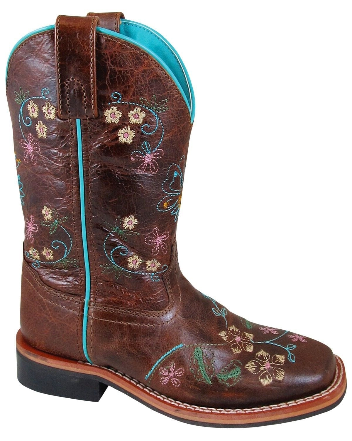 Smoky Mountain Marilyn deals Bigestern Boot Square Toe 3845Y, Girls' Size 6R.